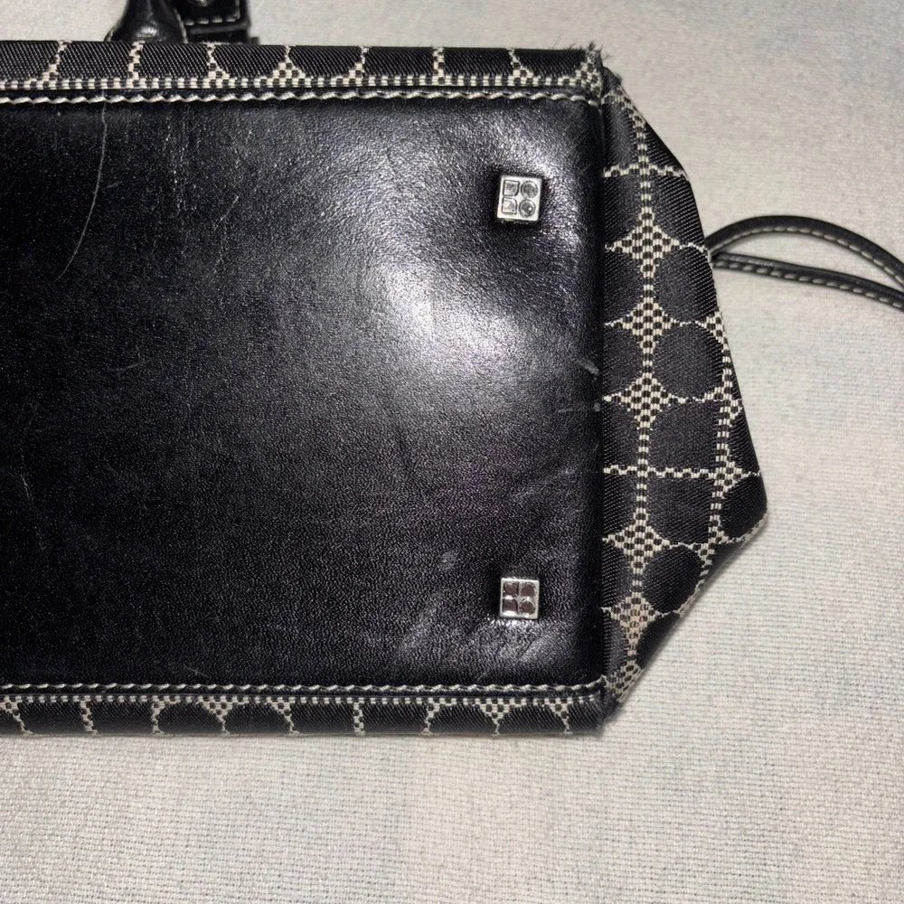 Kate Spade Classic Noel Print Black Satchel‎  Shoulder Bag